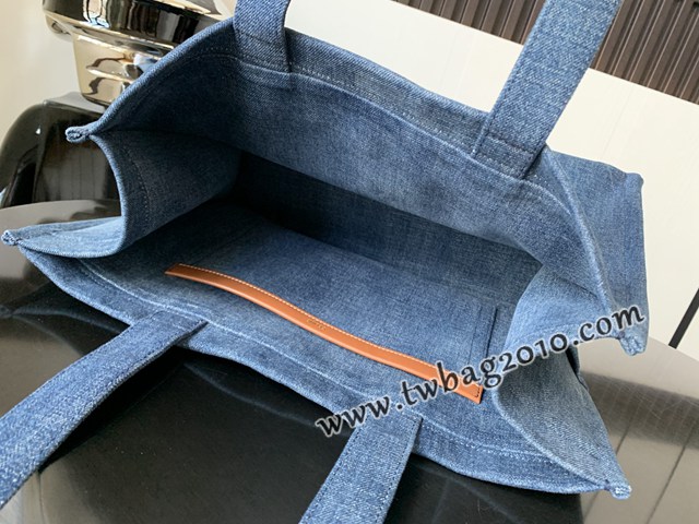 Celine專櫃2023新款牛仔藍Tote Cacbs牛仔藍托特包 賽琳丹尼藍大購物袋 sldj2295